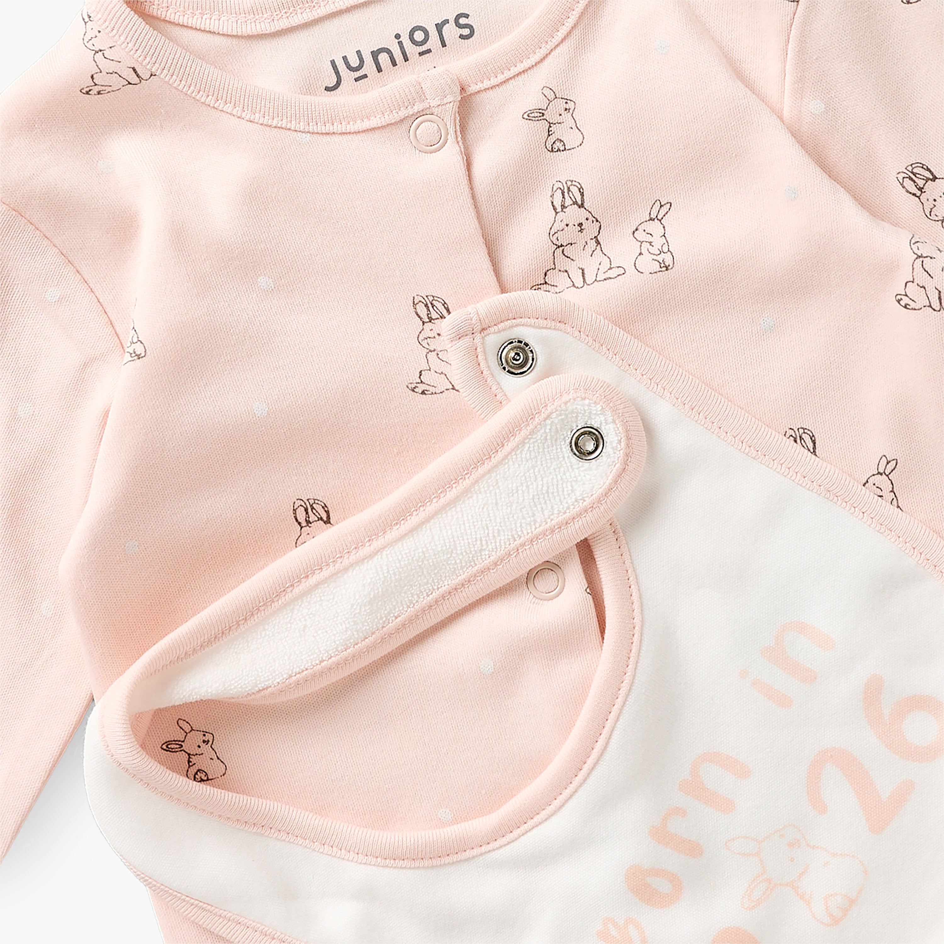Set of 9 Juniors Clothing Gift Set with Bunny Print