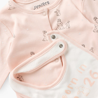 Set of 9 Juniors Clothing Gift Set with Bunny Print