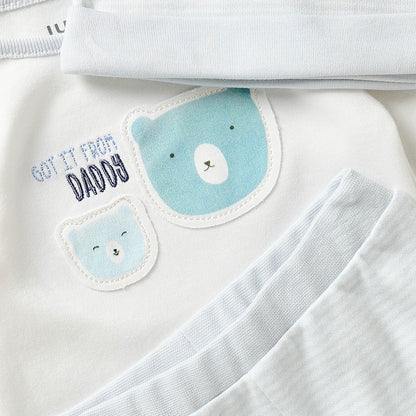 Set of 9 Juniors Clothing Gift Set with Bear Print