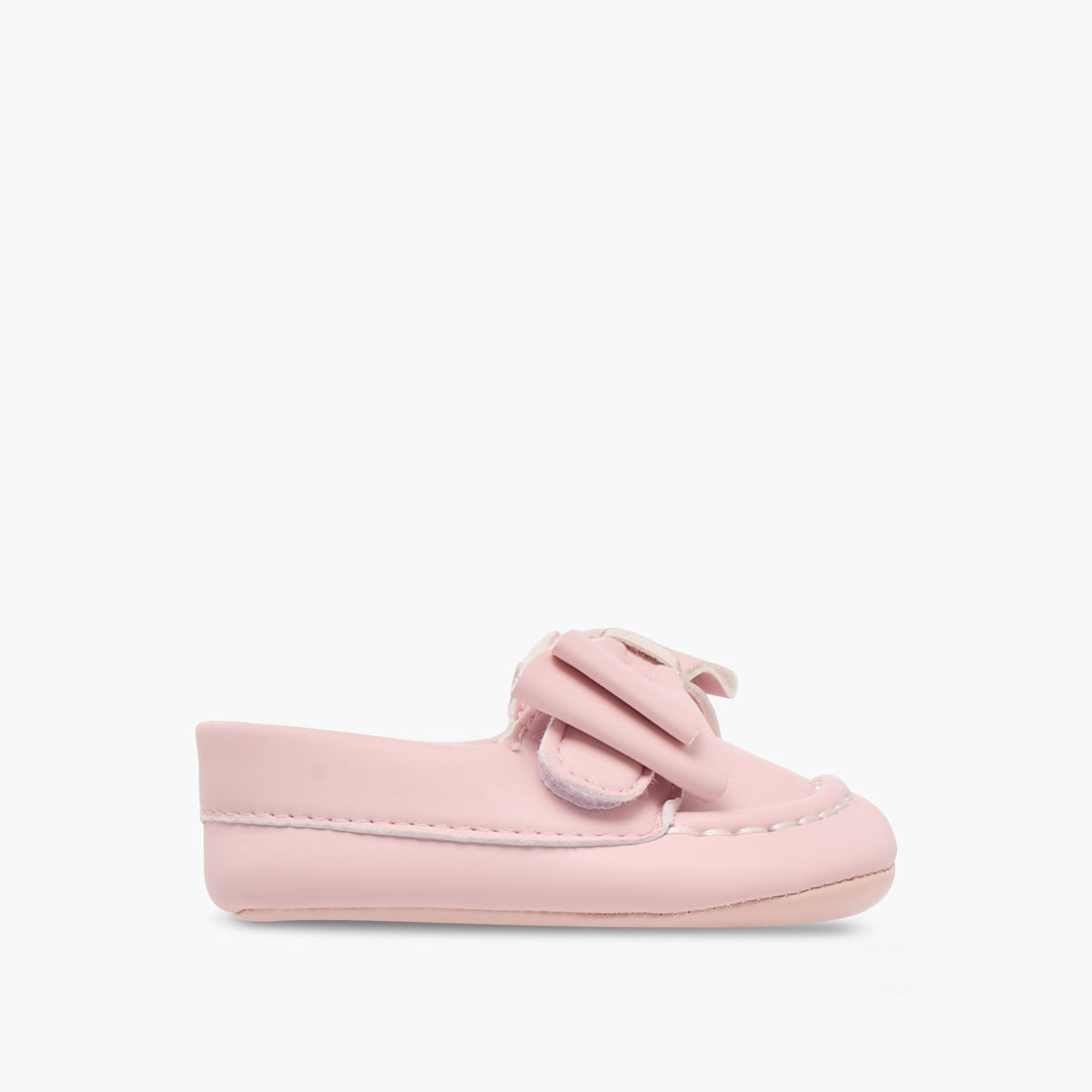 Giggles Bow Accent Slip-On Booties