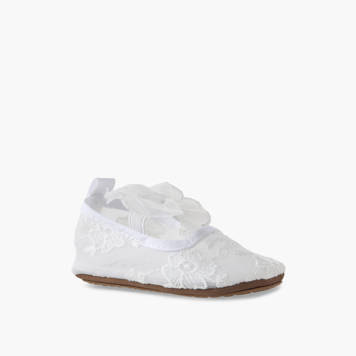 Giggles Booties with Elasticated Strap, Embroidered