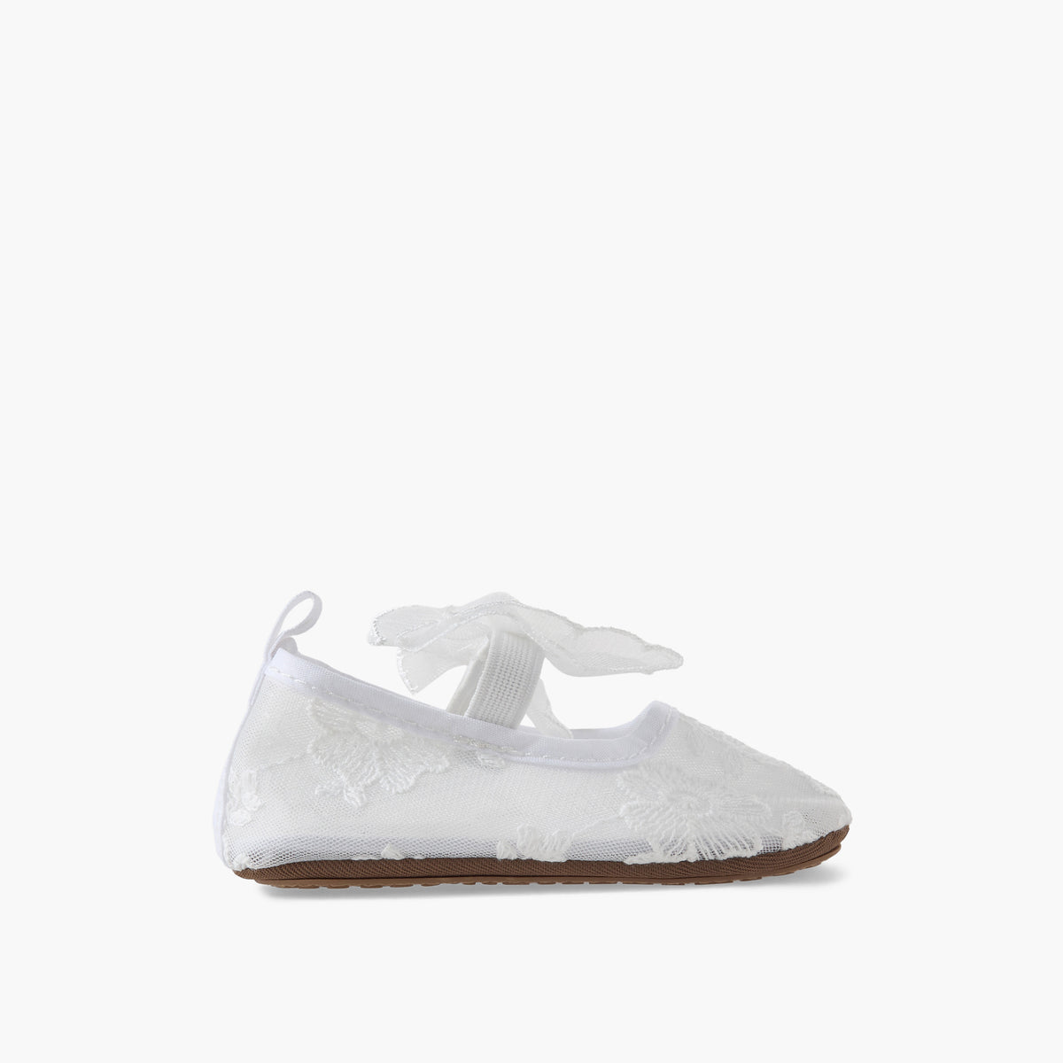 Giggles Booties with Elasticated Strap, Embroidered