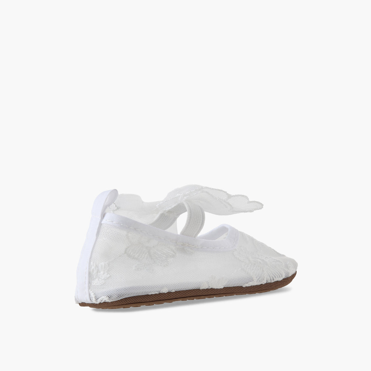 Giggles Booties with Elasticated Strap, Embroidered