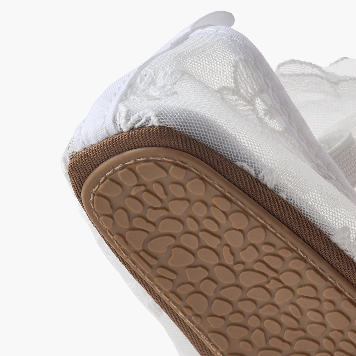 Giggles Booties with Elasticated Strap, Embroidered