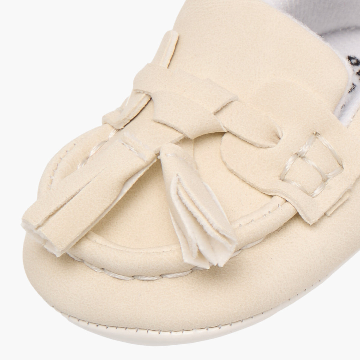 Giggles Solid Slip-On Booties with Tassels