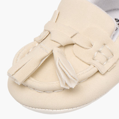 Giggles Solid Slip-On Booties with Tassels