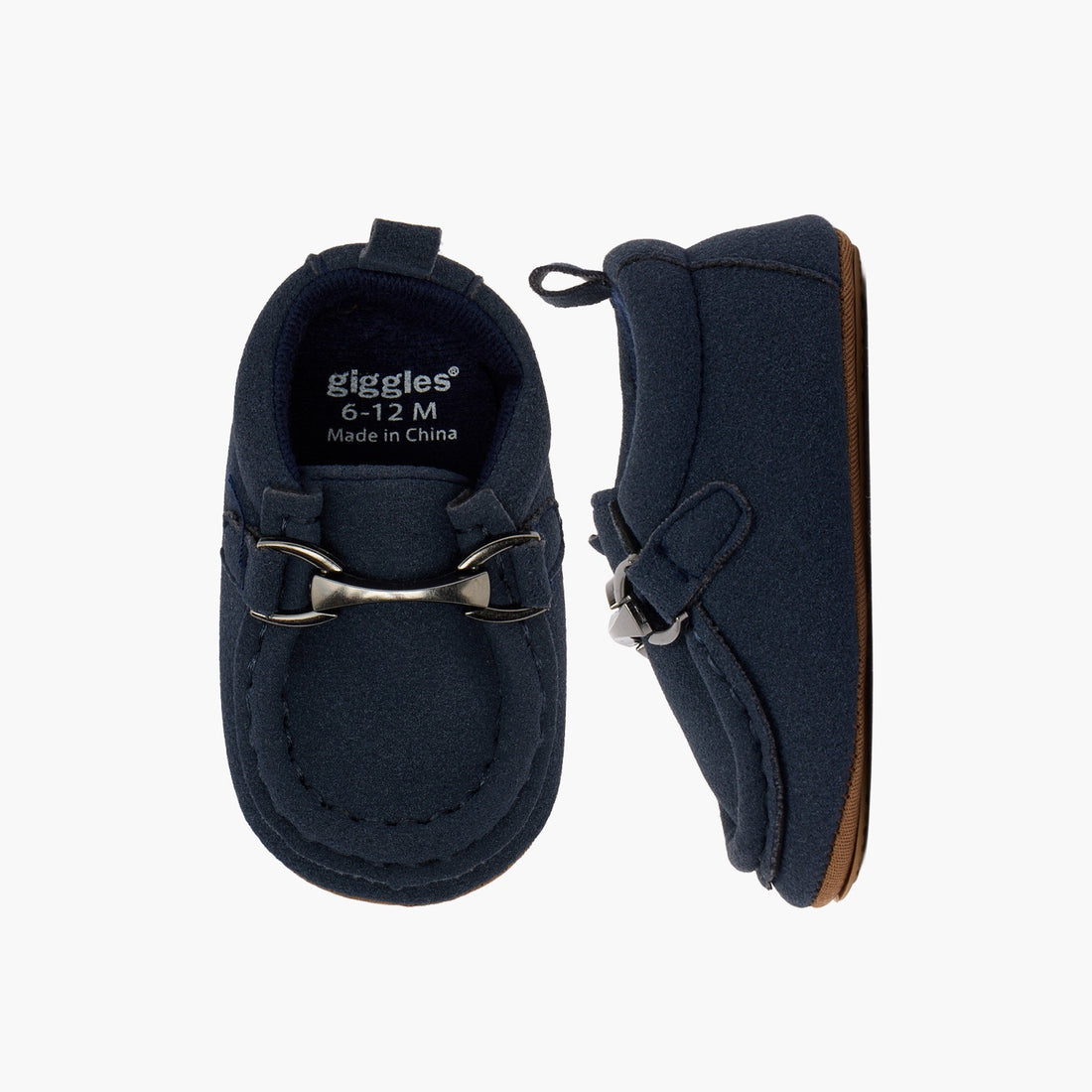 Giggles Booties with Metallic Accent