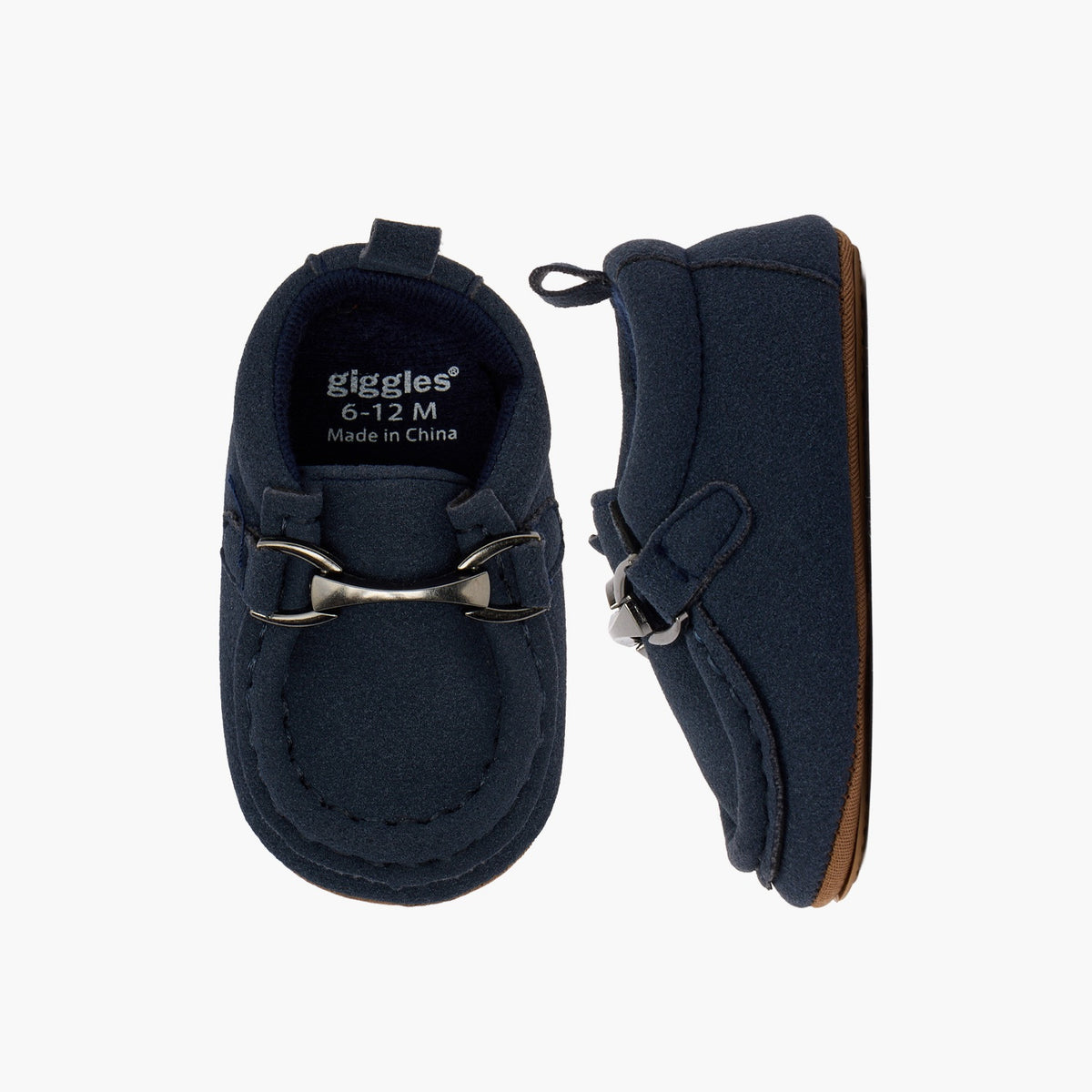 Giggles Booties with Metallic Accent