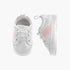Juniors Shoes with Lace-Up Closure, Panelled Design - White / 12-18 mths