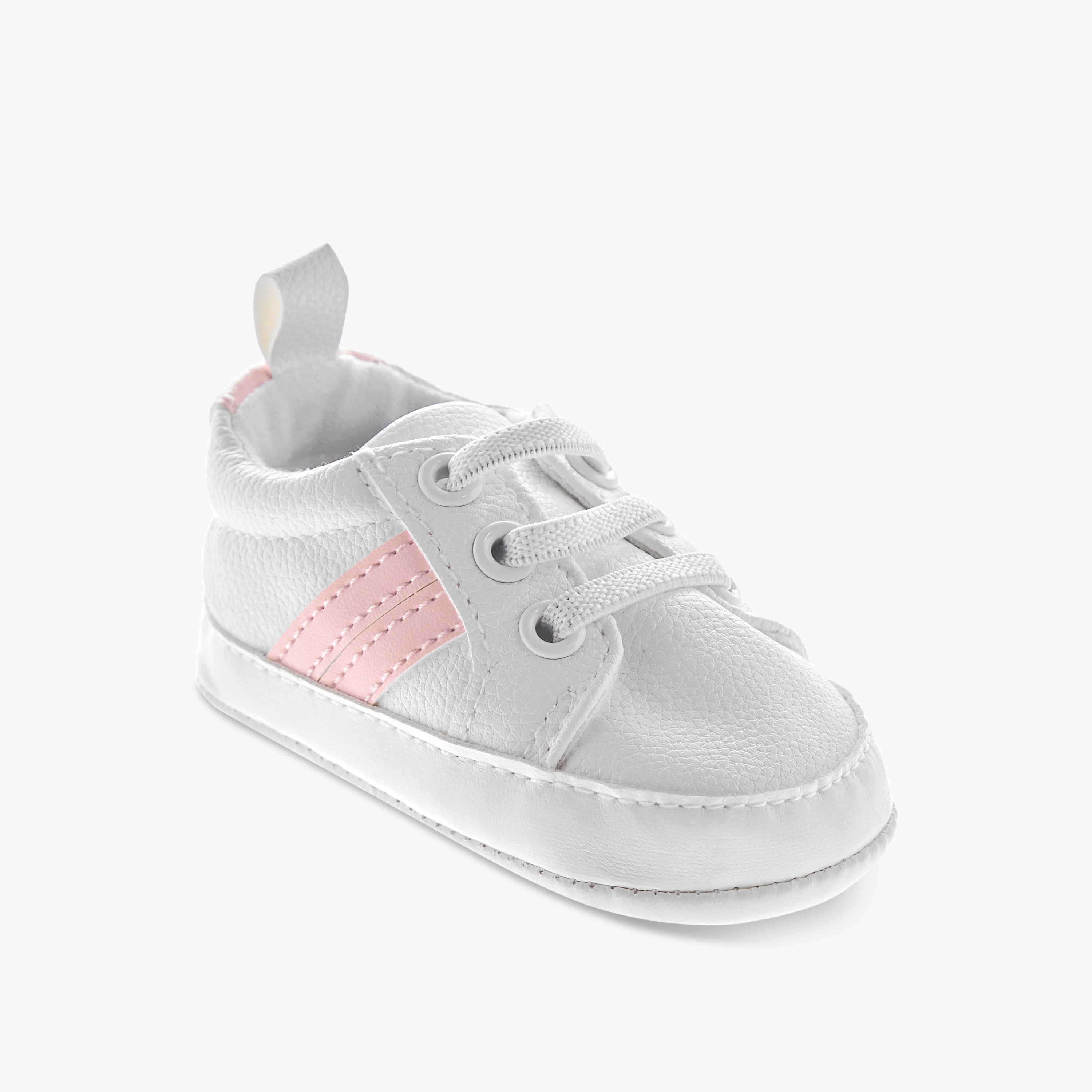 Juniors Shoes with Lace-Up Closure, Panelled Design