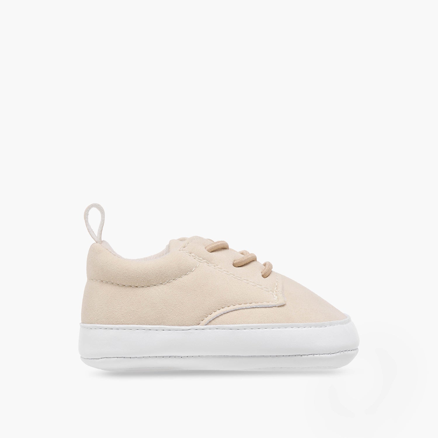 Juniors Solid Lace-Up Booties with Pull Tabs