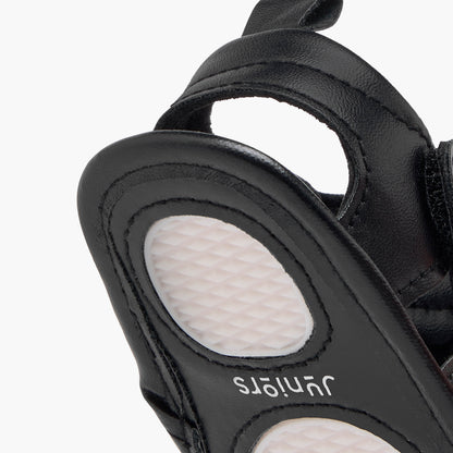 Juniors Solid Booties with Hook and Loop Closure