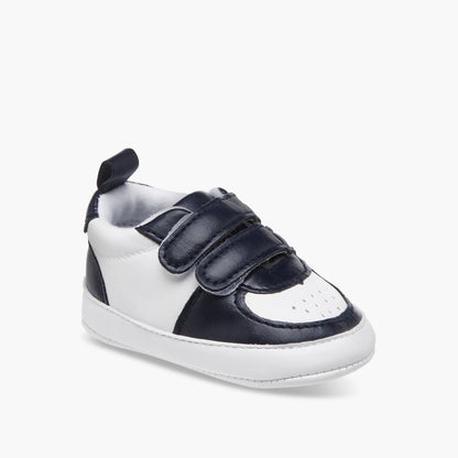 Juniors Panelled Booties with Hook and Loop Closure