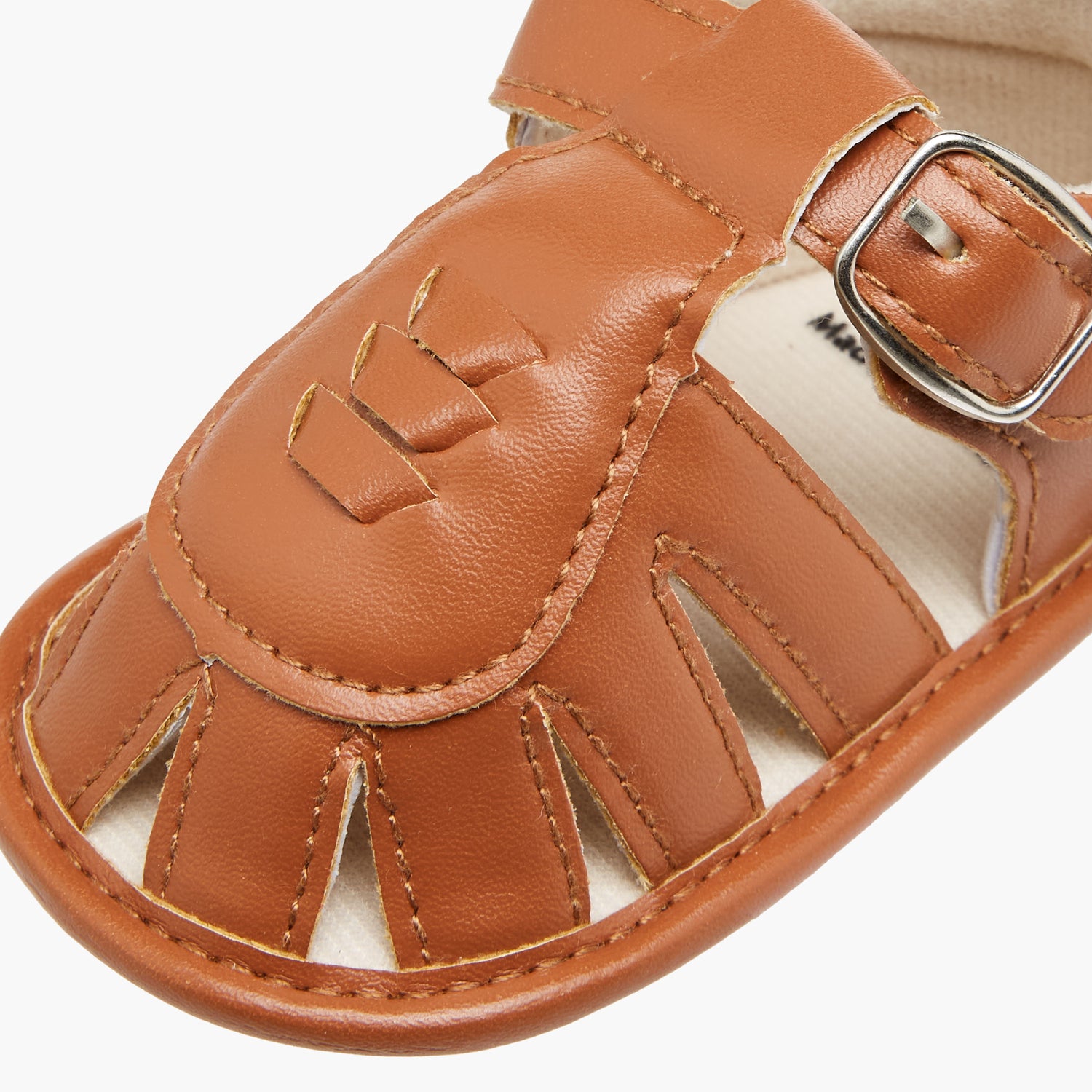 Juniors Textured Booties with Buckle Closure
