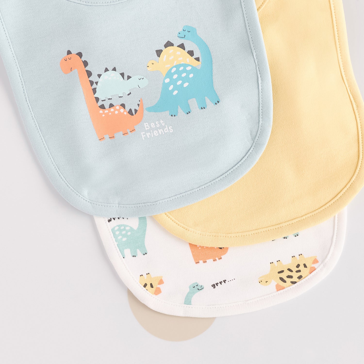 Pack of 3 - Dinosaur Print Bib