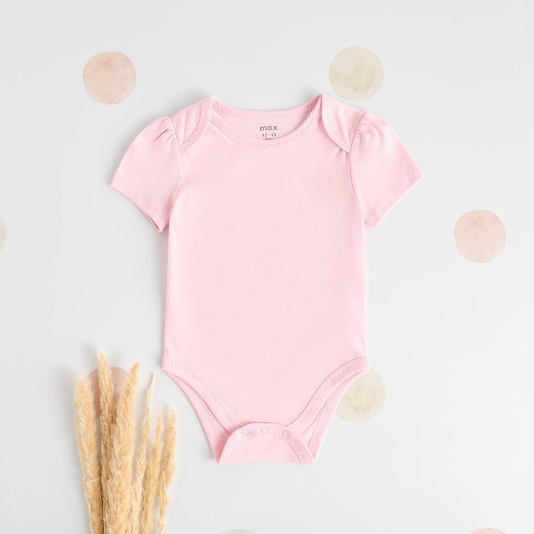 Pack of 3 - Plain Cotton Bodysuit