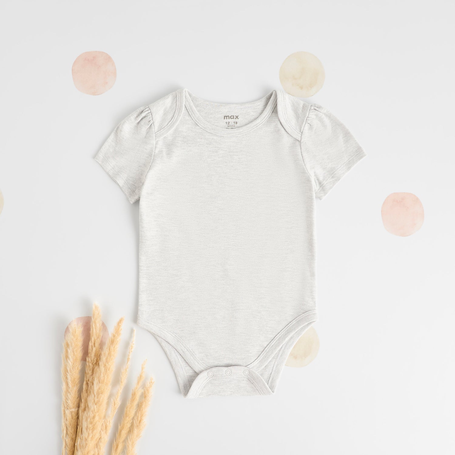 Pack of 3 - Plain Cotton Bodysuit