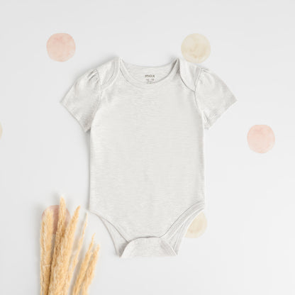 Pack of 3 - Plain Cotton Bodysuit