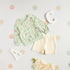 All-Over Floral Print Cotton Sweatshirt and Shorts Set - Cream / 12-18 mths