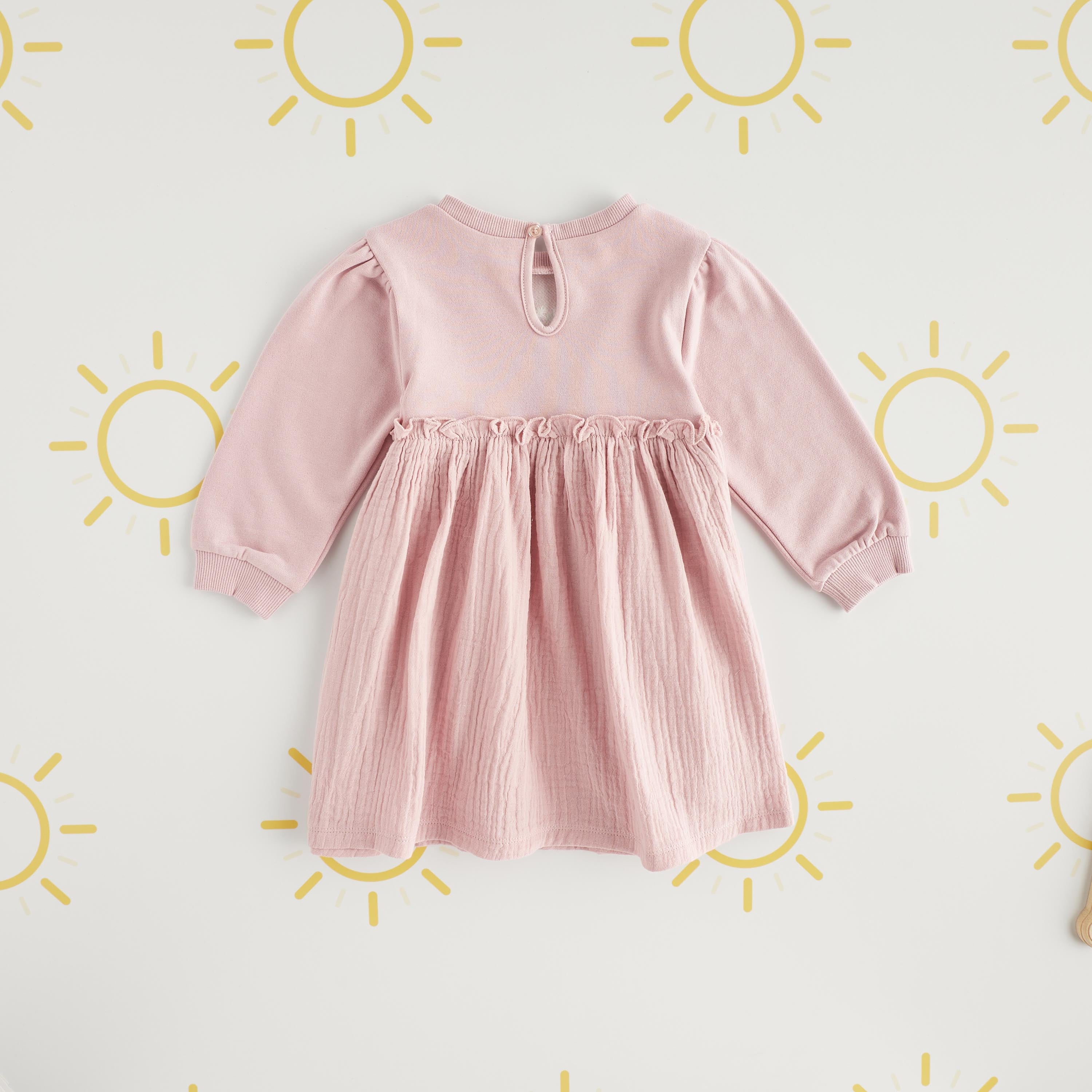 All-Over Floral Embroidered Dress