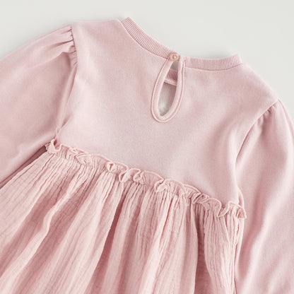 All-Over Floral Embroidered Dress