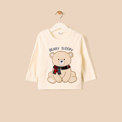 Checked Fleece Pyjama Set