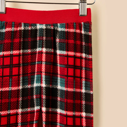 Checked Fleece Pyjama Set