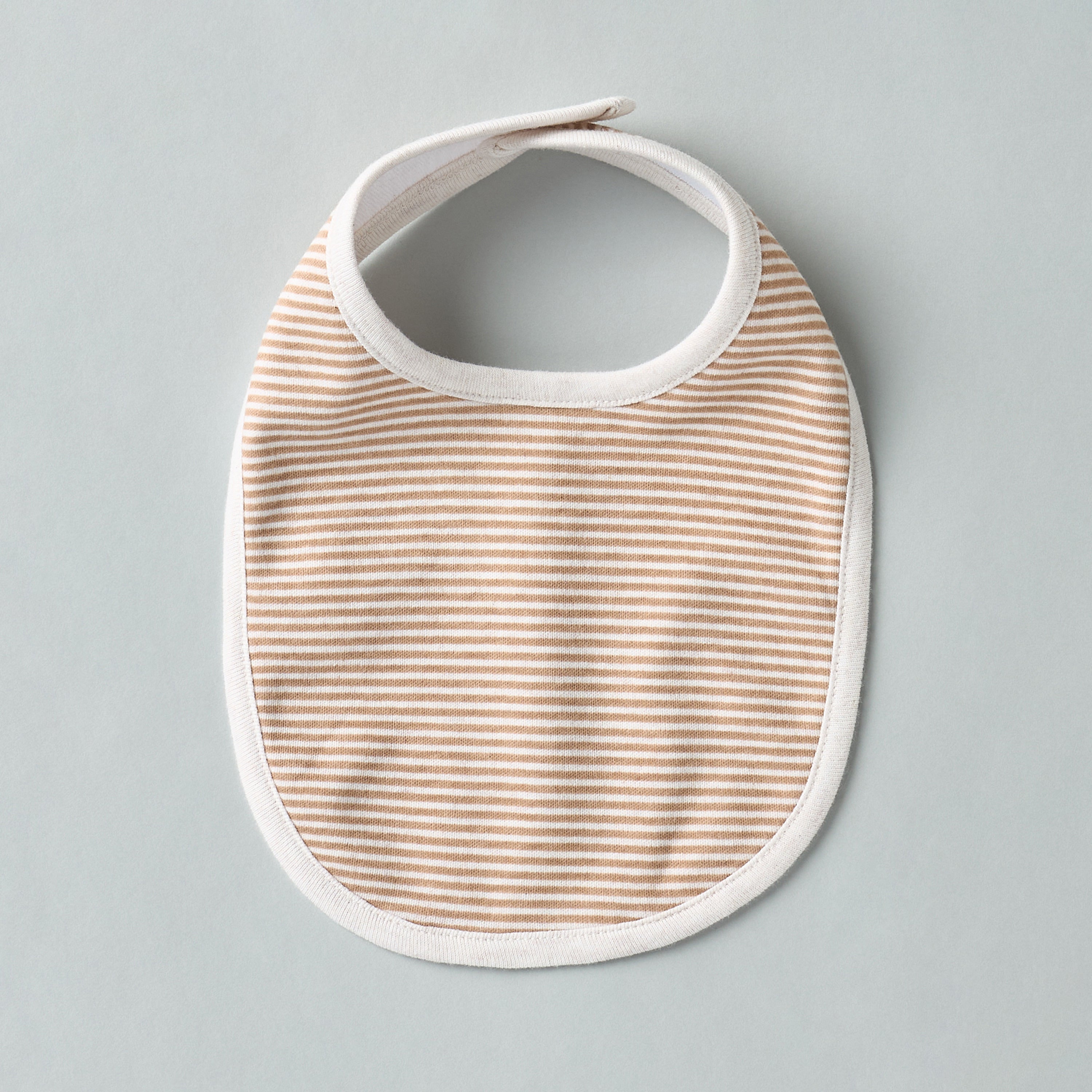 Pack of 2 - Printed Bib with Snap Button Closure