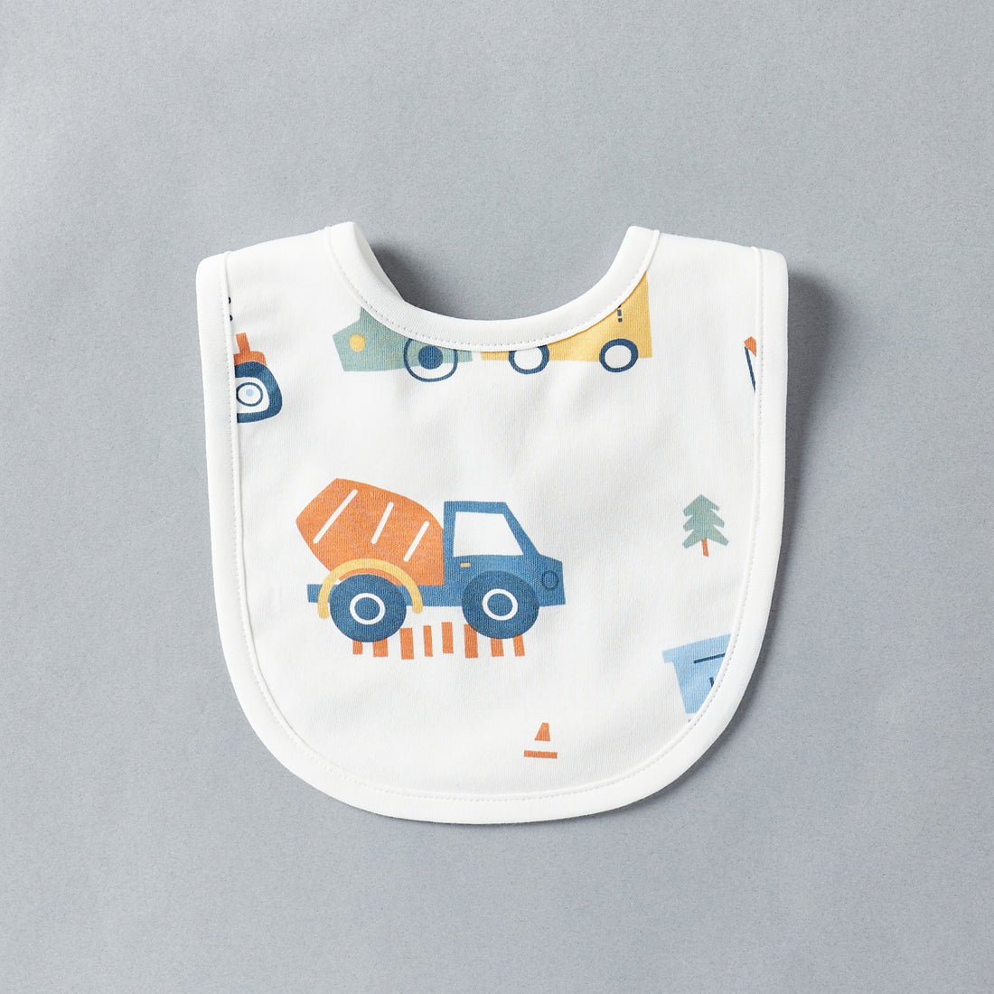 Pack of 2 - Vehicle Print Cotton Bib