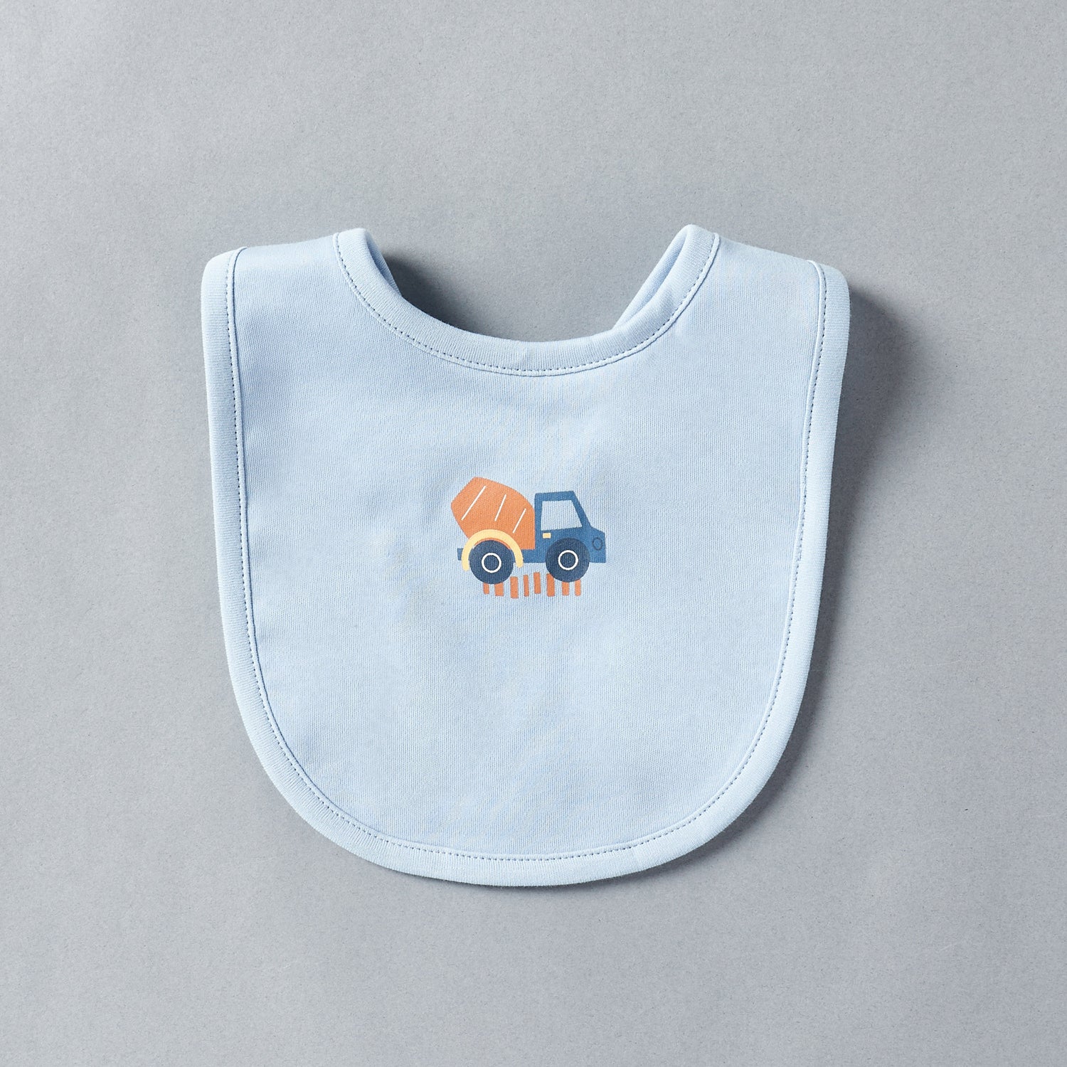 Pack of 2 - Vehicle Print Cotton Bib