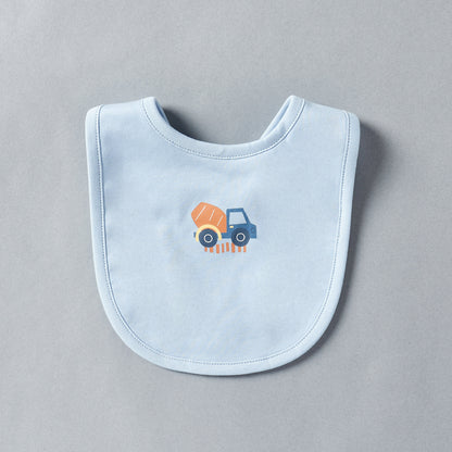 Pack of 2 - Vehicle Print Cotton Bib