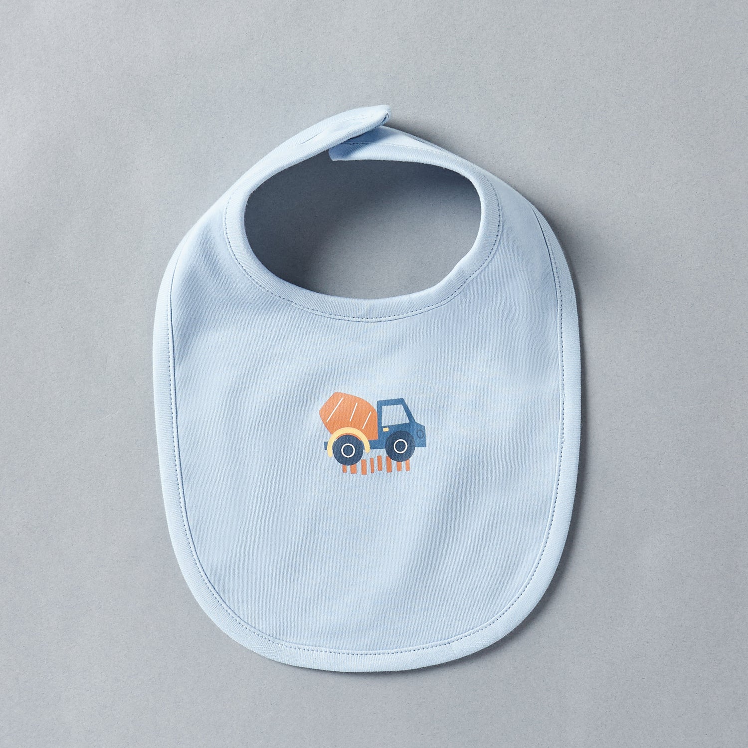 Pack of 2 - Vehicle Print Cotton Bib