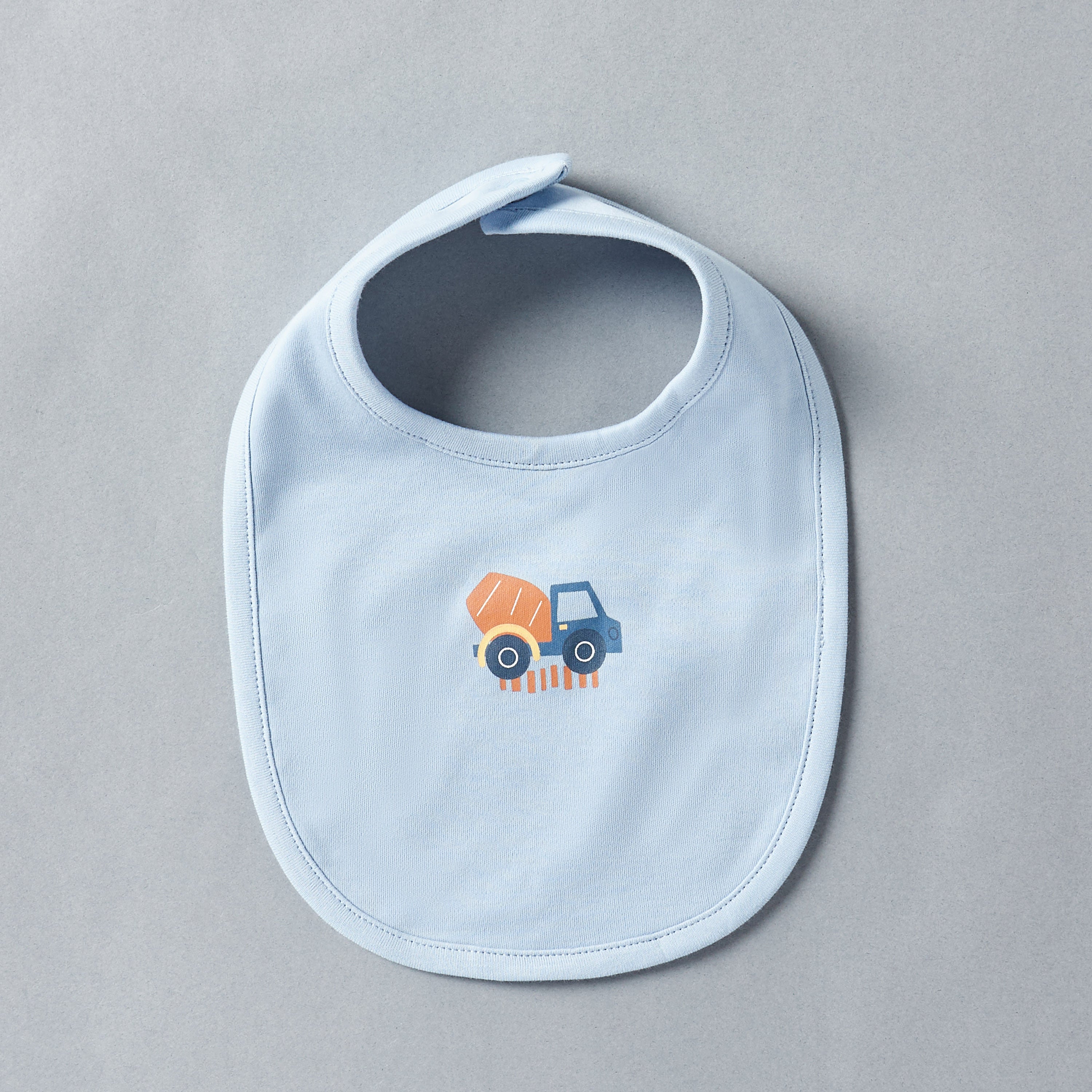 Pack of 2 - Vehicle Print Cotton Bib
