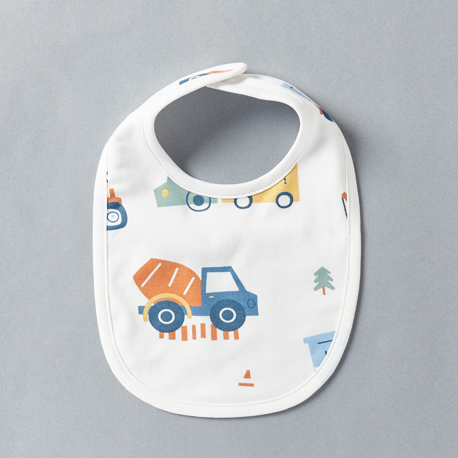 Pack of 2 - Vehicle Print Cotton Bib