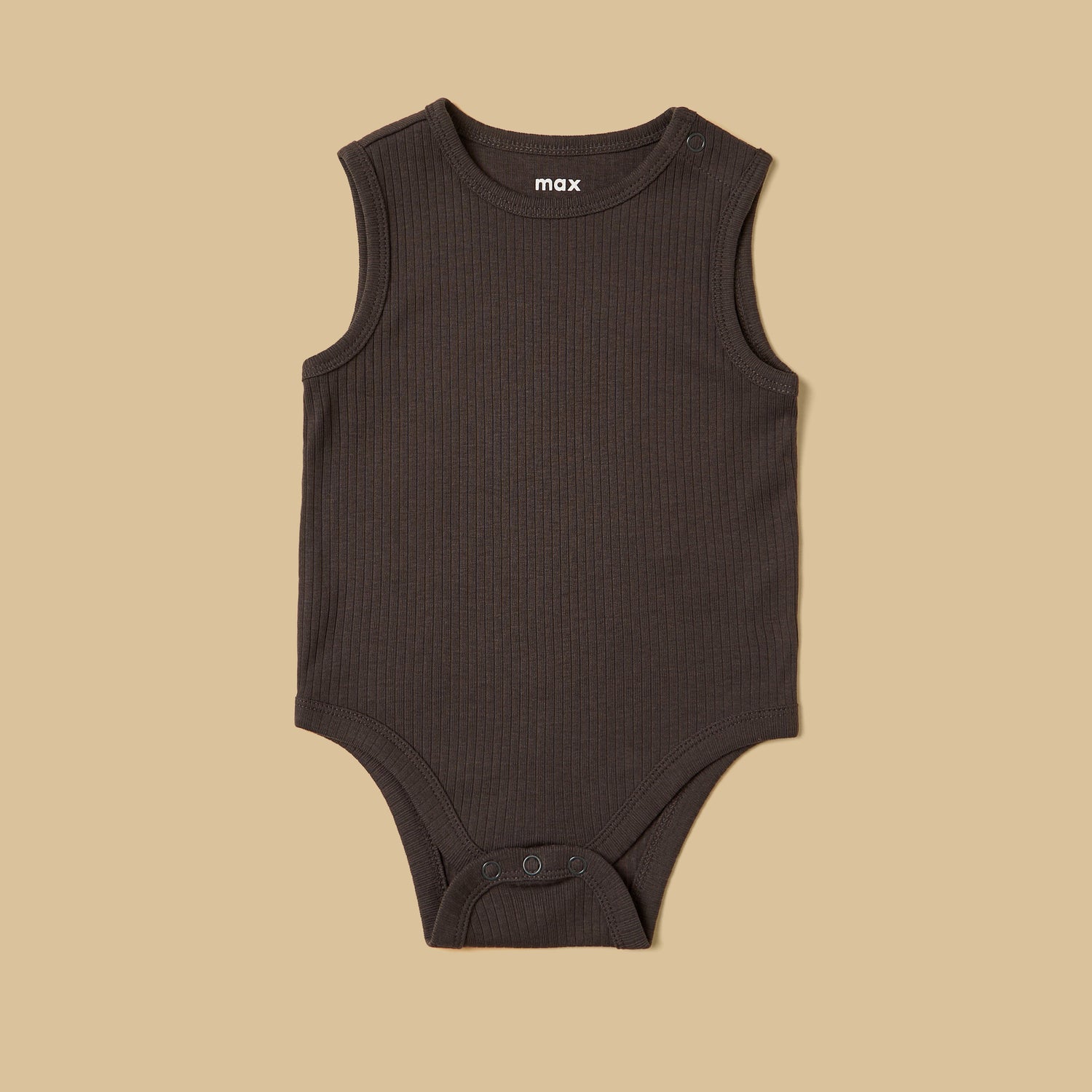 Pack of 3 - Ribbed Sleeveless Bodysuit