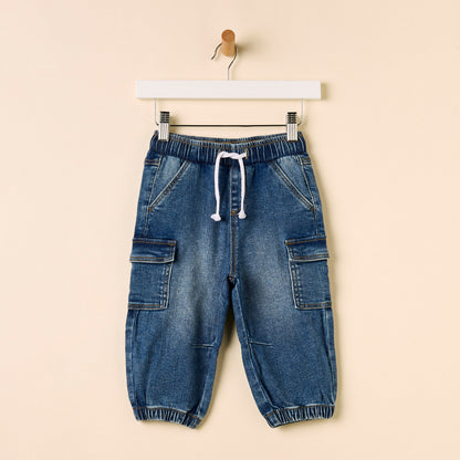 Regular Fit Cargo Jeans - Blue / 12-18 mths