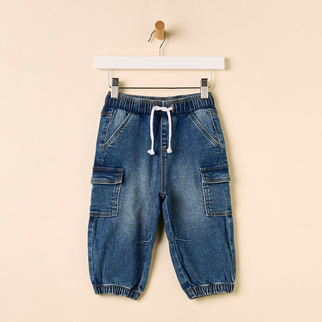 Regular Fit Cargo Jeans - Blue / 12-18 mths