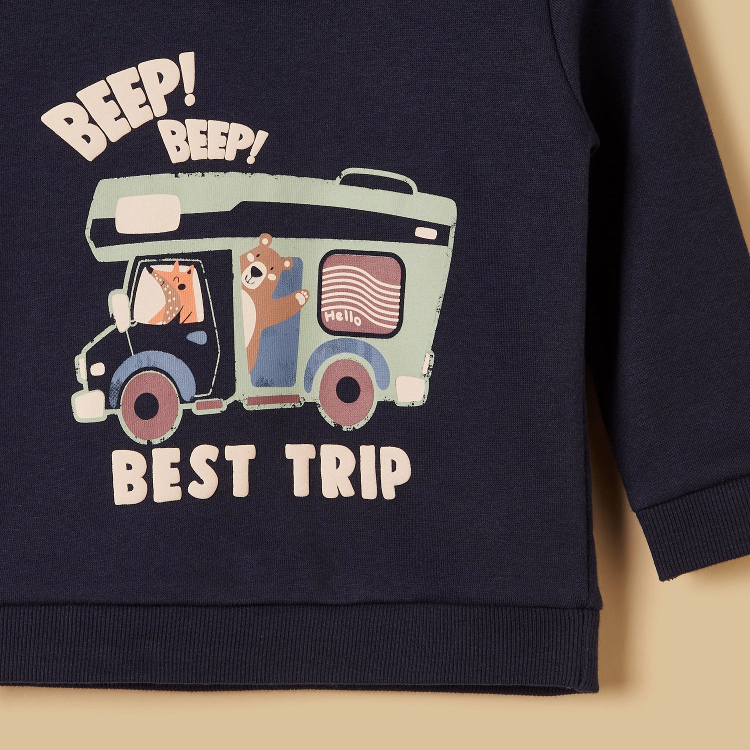 Graphic Print Hooded Sweatshirt
