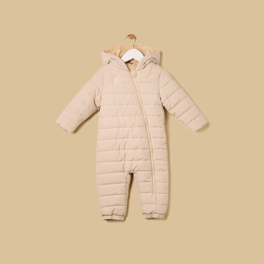 Quilted Hooded Pramsuit