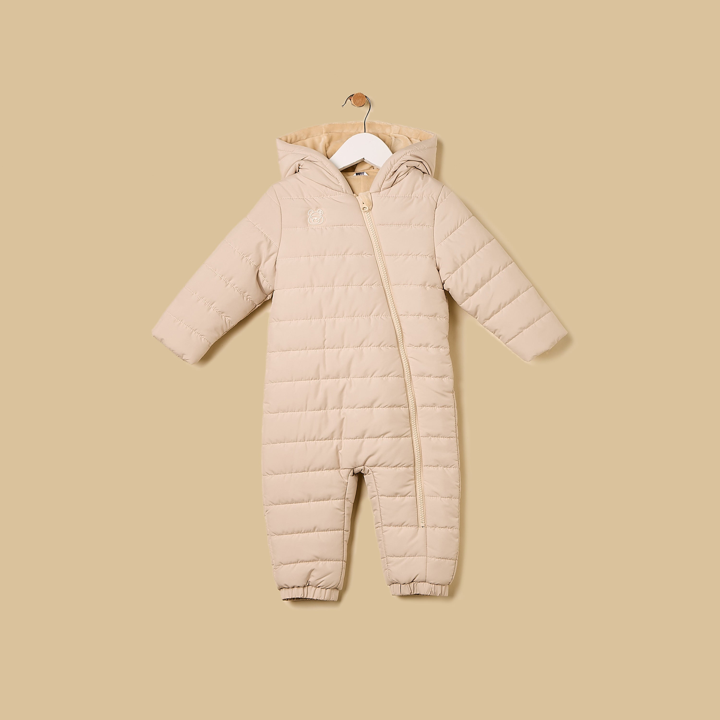 Quilted Hooded Pramsuit