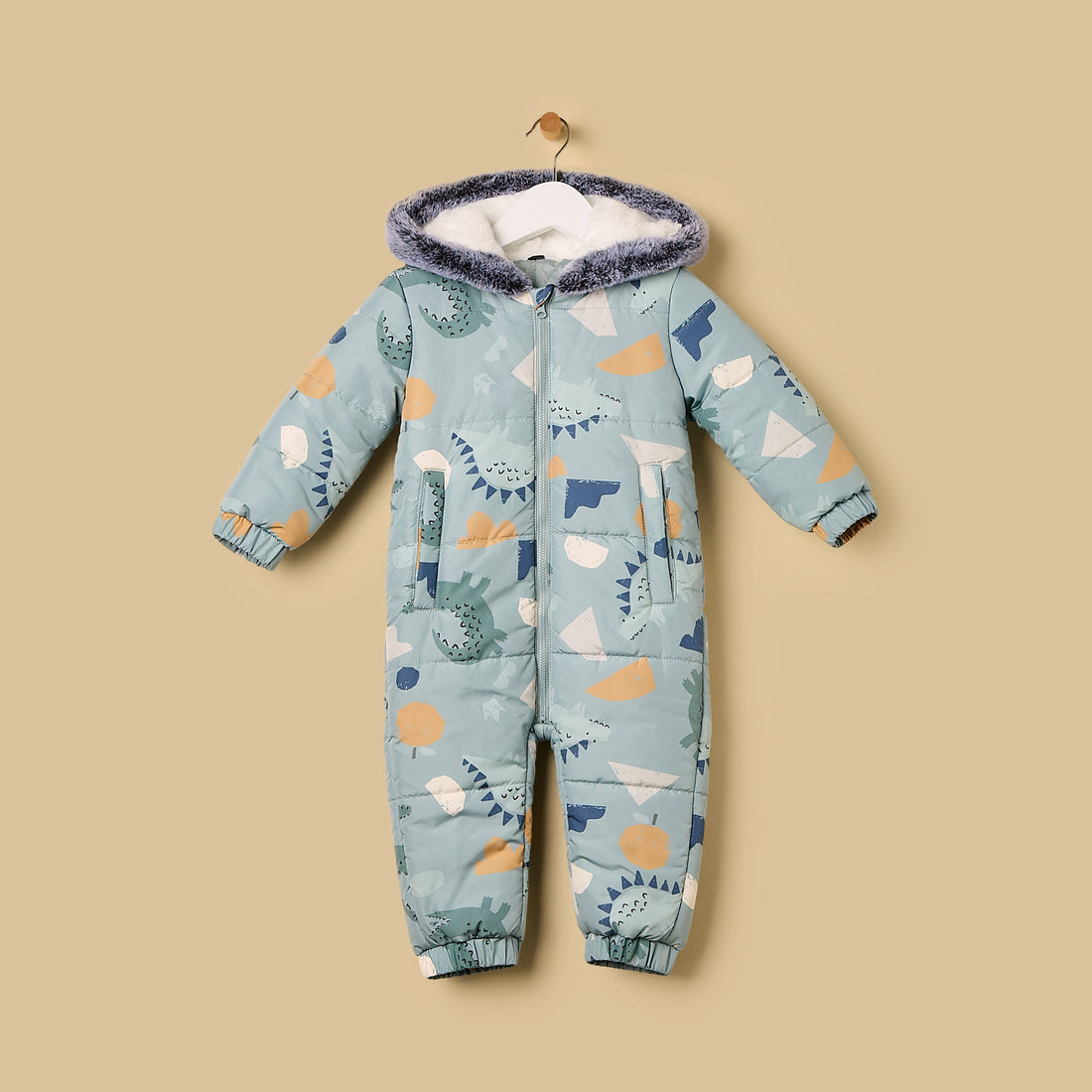 Dinosaur Print Pramsuit