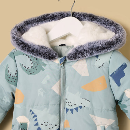 Dinosaur Print Pramsuit