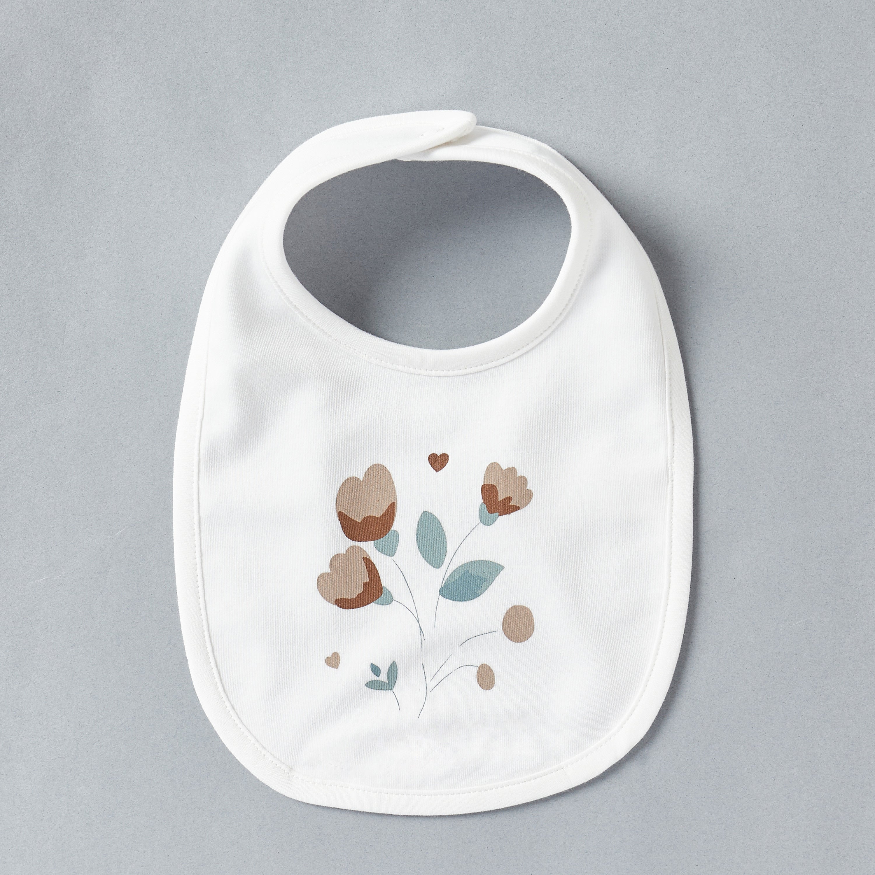 Pack of 2 - Floral Print Bib