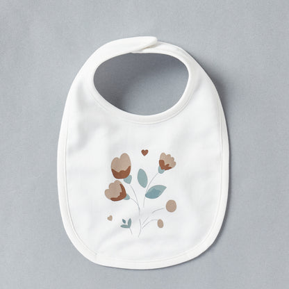 Pack of 2 - Floral Print Bib