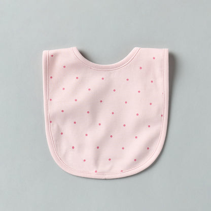 Pack of 2 - Printed Bib with Snap Button Closure