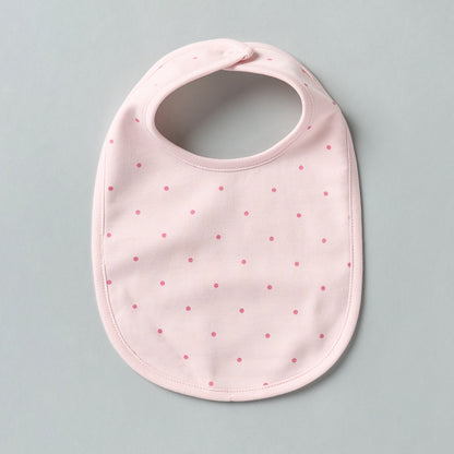 Pack of 2 - Printed Bib with Snap Button Closure
