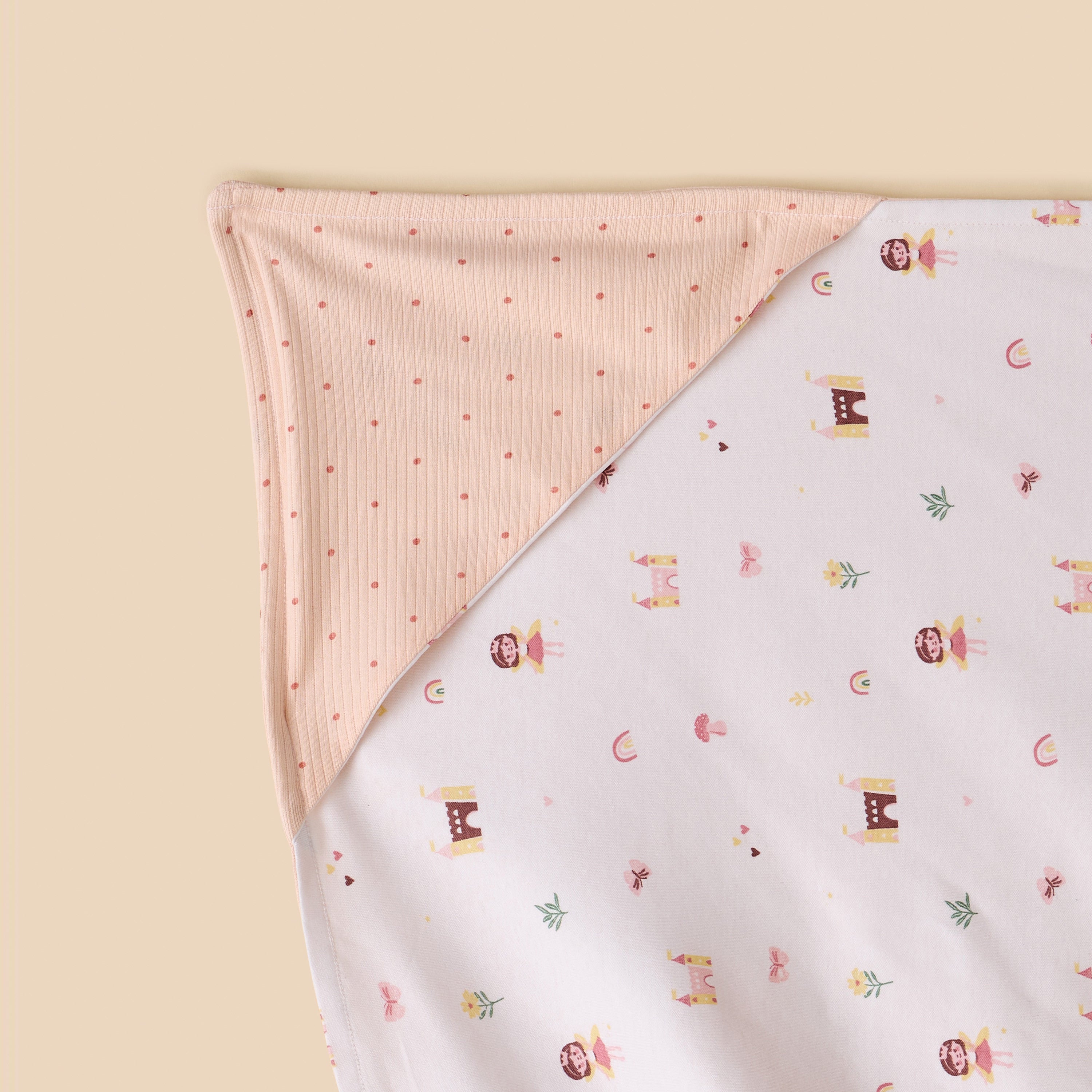 Printed Hooded Baby Blanket