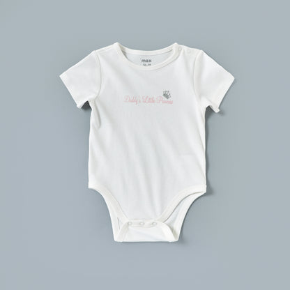 Pack of 5 - Floral Print Cotton Bodysuit