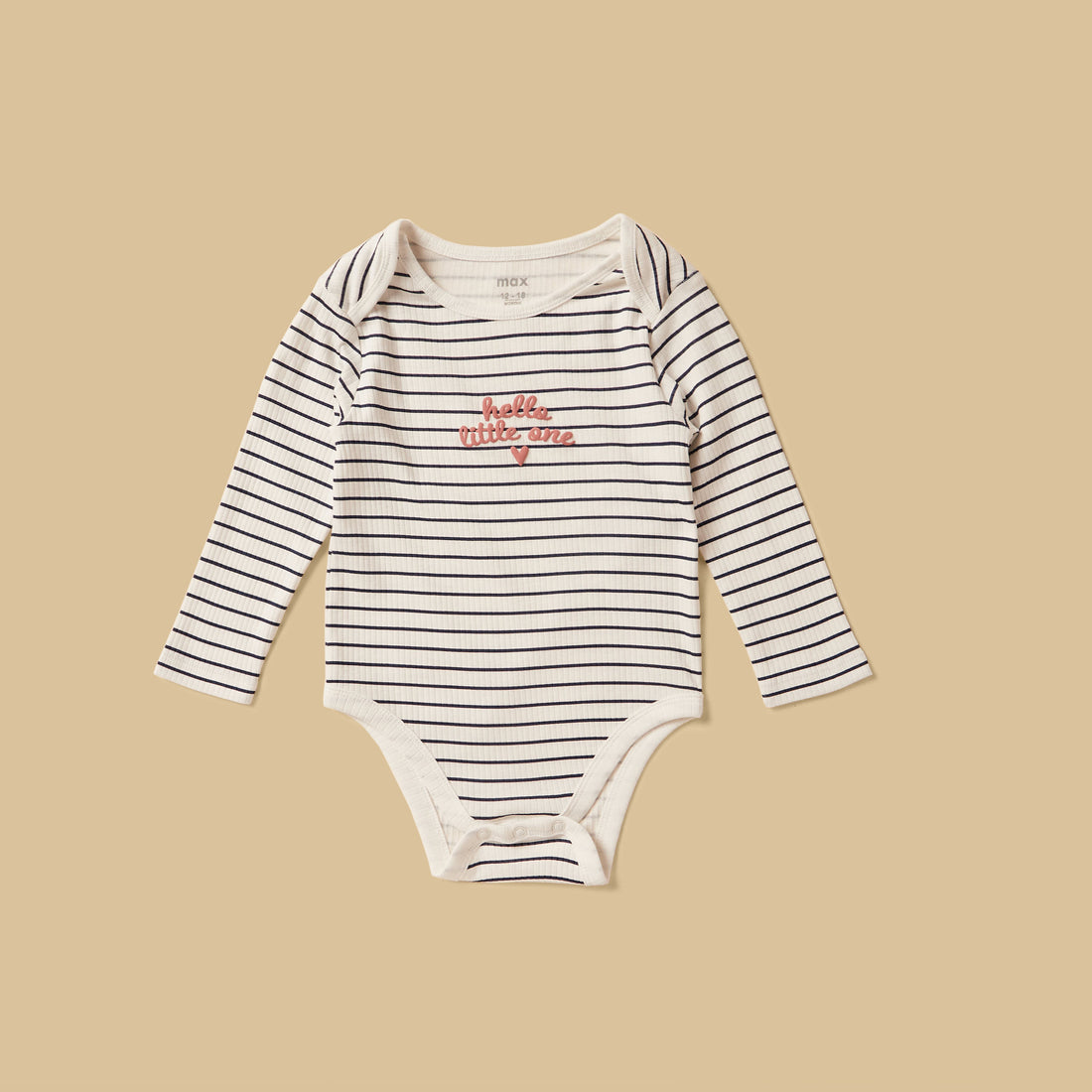 Pack of 3 - Ribbed Cotton Bodysuit