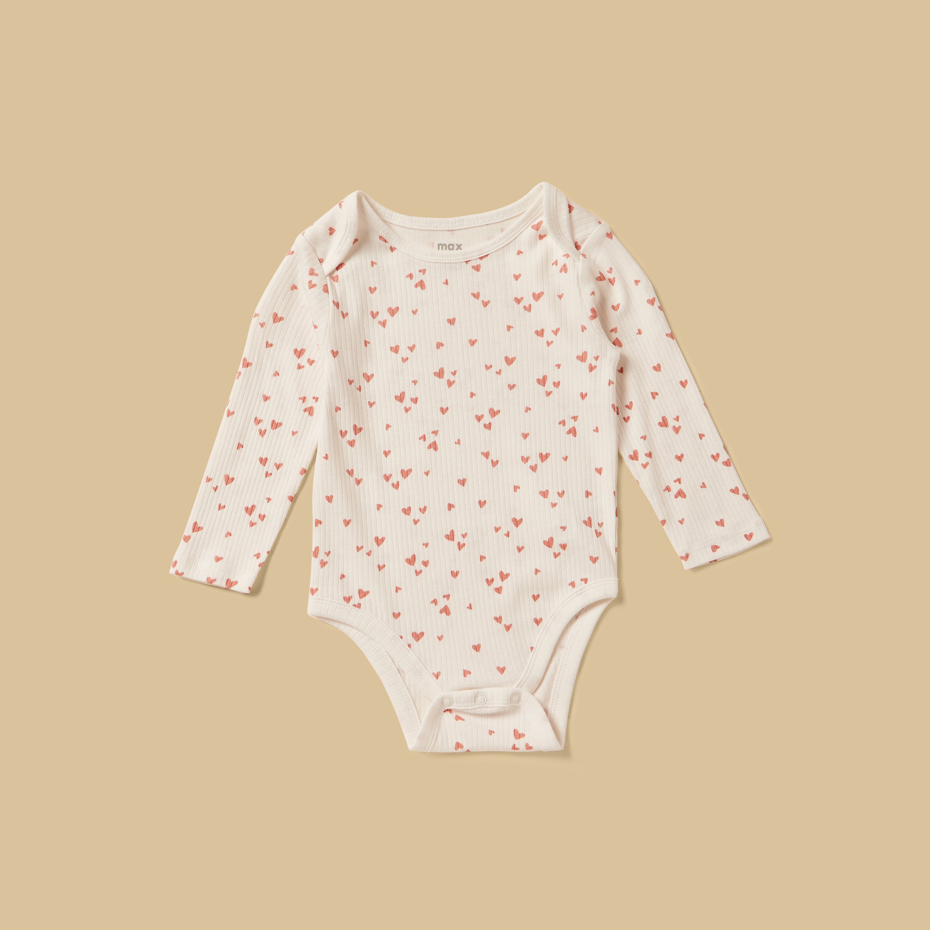 Pack of 3 - Ribbed Cotton Bodysuit